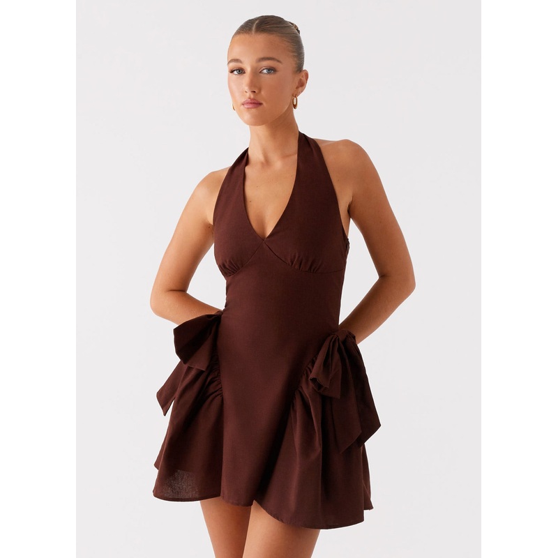 Avalo Mini Dress – Chocolate Chocolate US 0