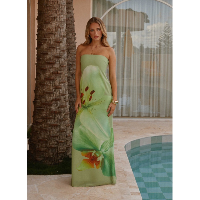 Darcy Maxi Dress – Green Floral Green Floral US 0