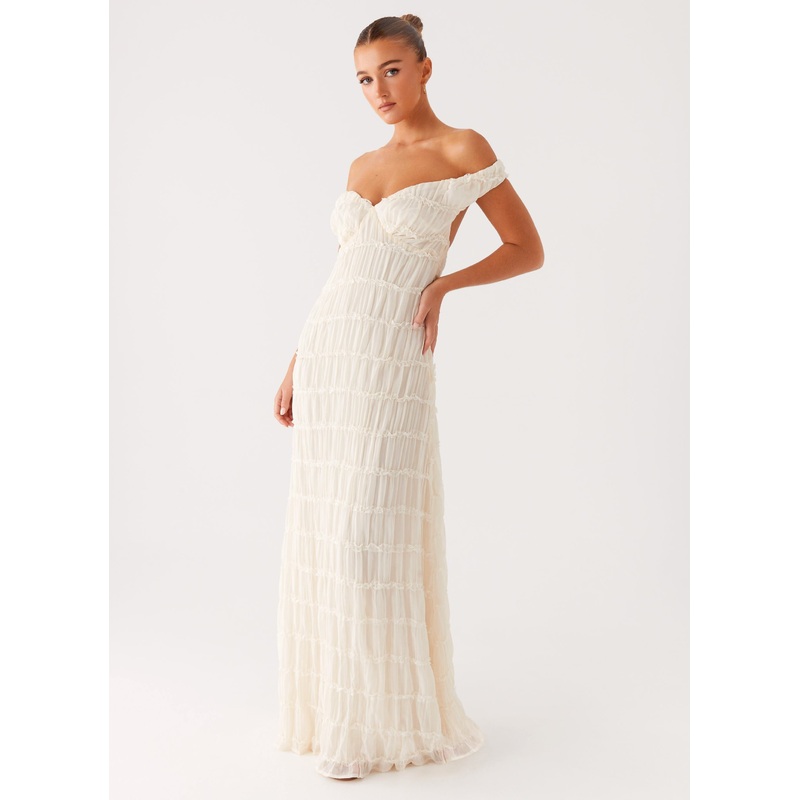 Embrace Maxi Dress – Ivory Ivory US 0
