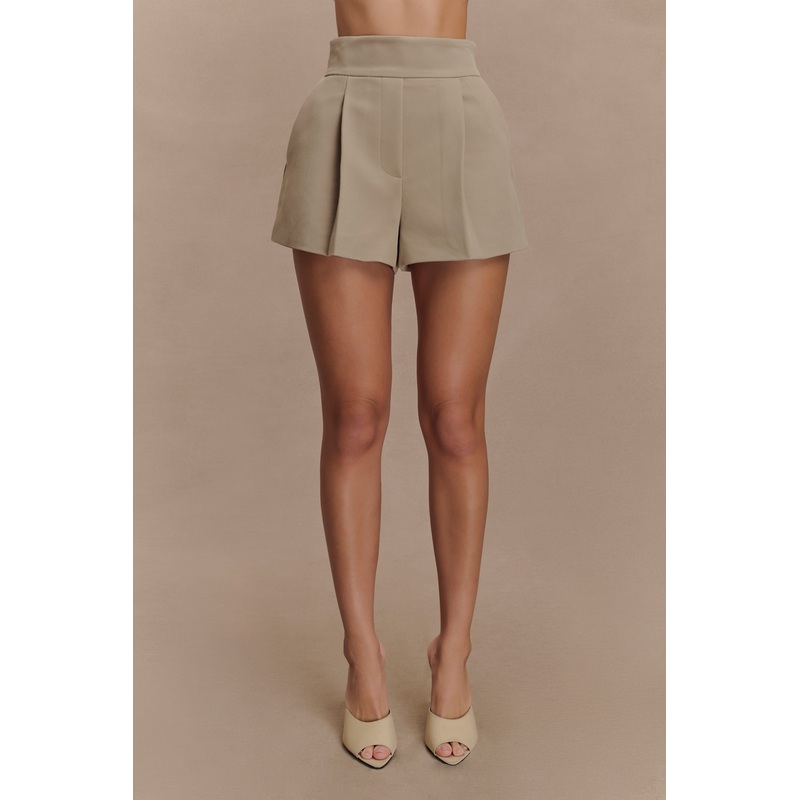 Alden High Waisted Short – Pebble XXS