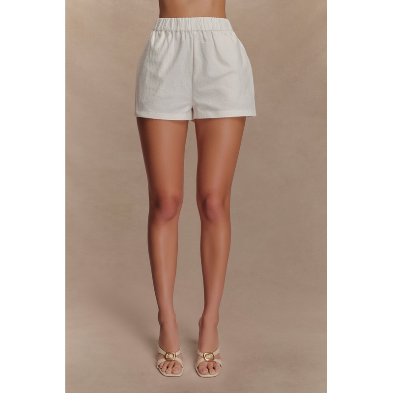Annalee Cotton Shorts – White XXS