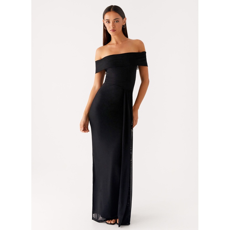 Aileen Maxi Dress – Black Black US 0