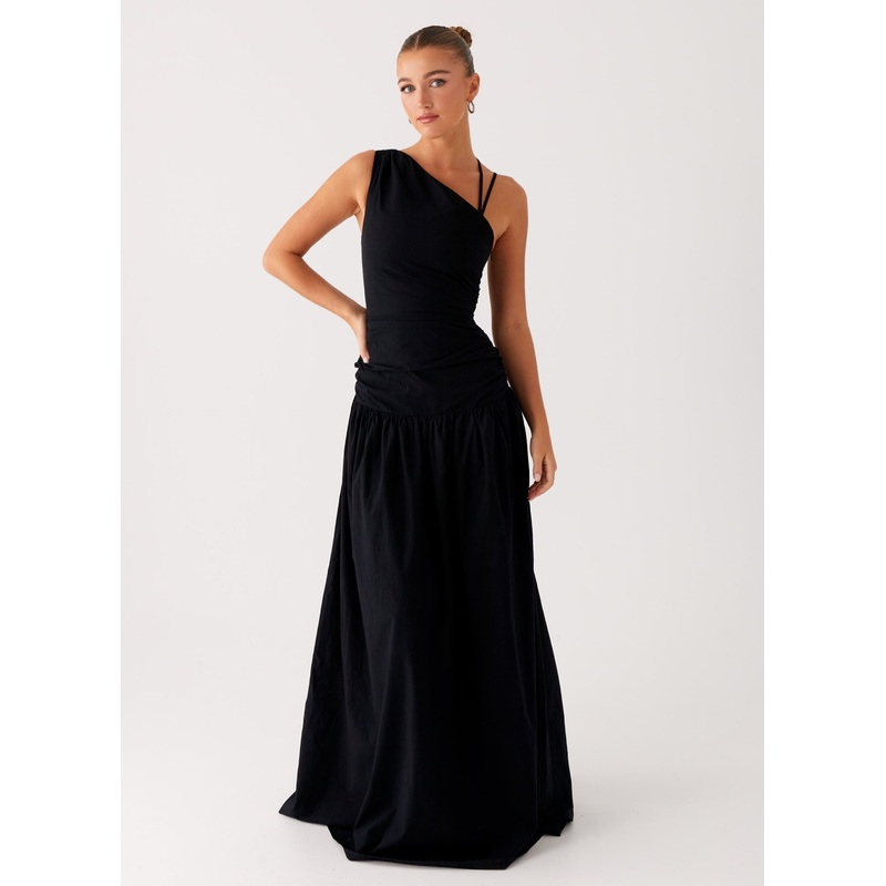 Cortez Maxi Dress – Black Black US 0