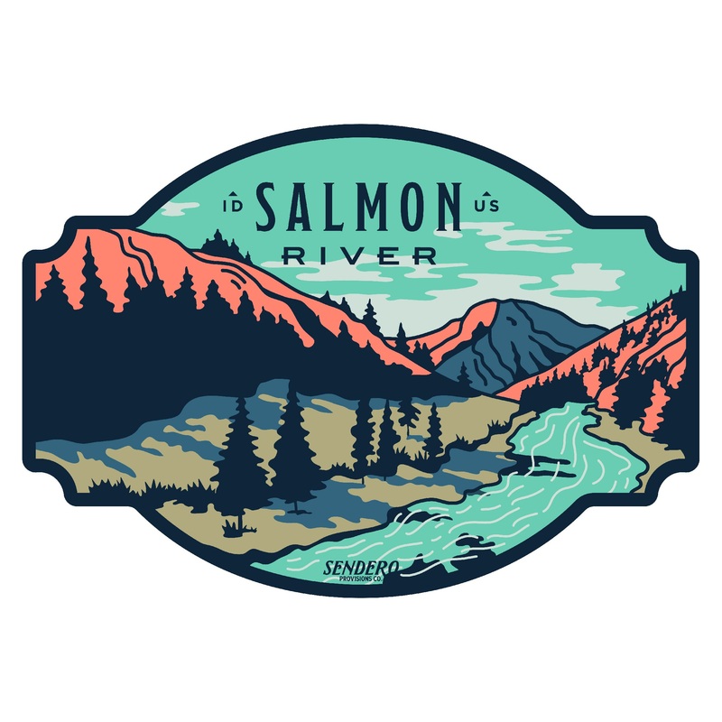 Salmon River Sticker