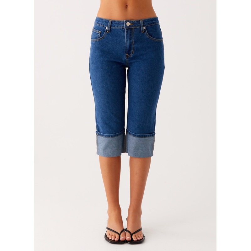Saylor Denim Capri Jeans – Indigo Indigo US 0