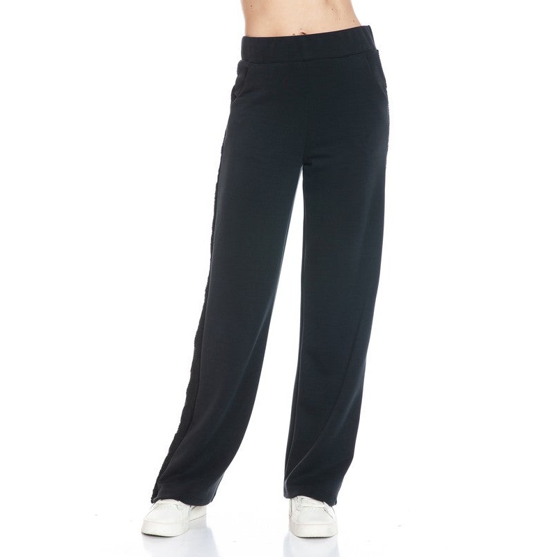 Ariella Straight Leg Pant W/ Pockets Small Ivory 0308