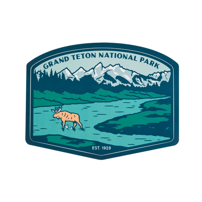Grand Teton National Park Sticker