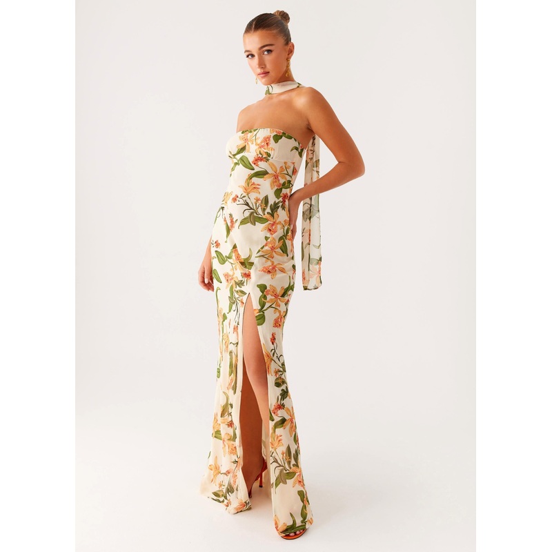 Gali Strapless Maxi Dress – Floral Print Floral Print US 0