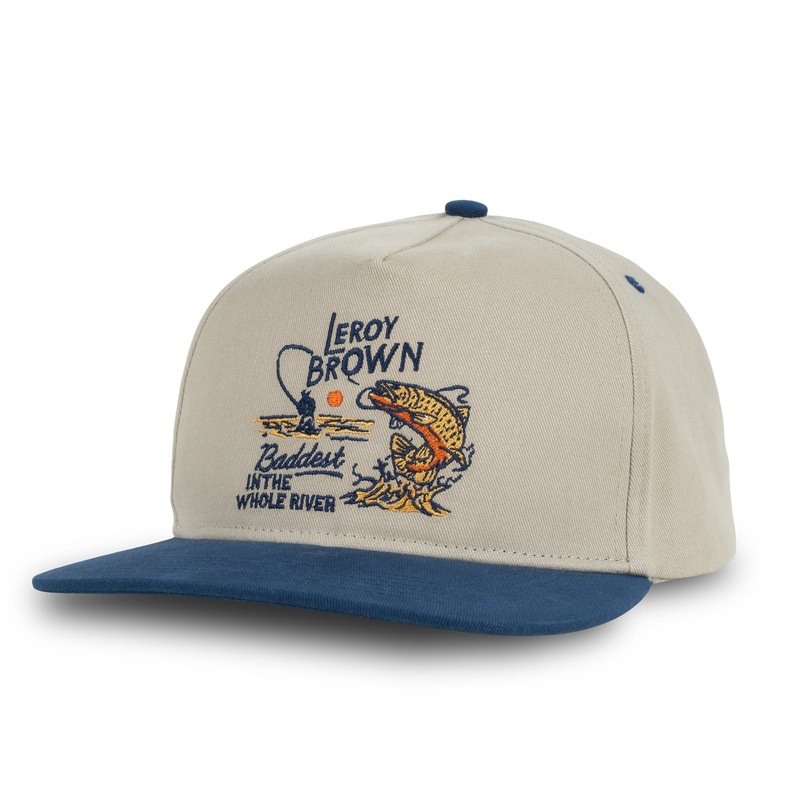 Leroy Brown Hat Khaki/Navy