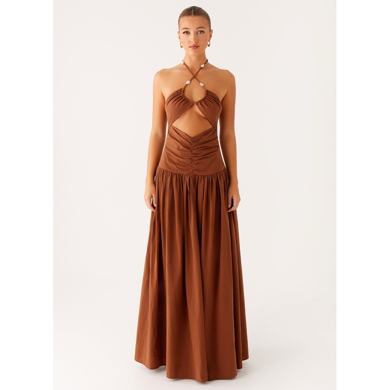 Paltrow Maxi Dress – Chocolate Chocolate US 0