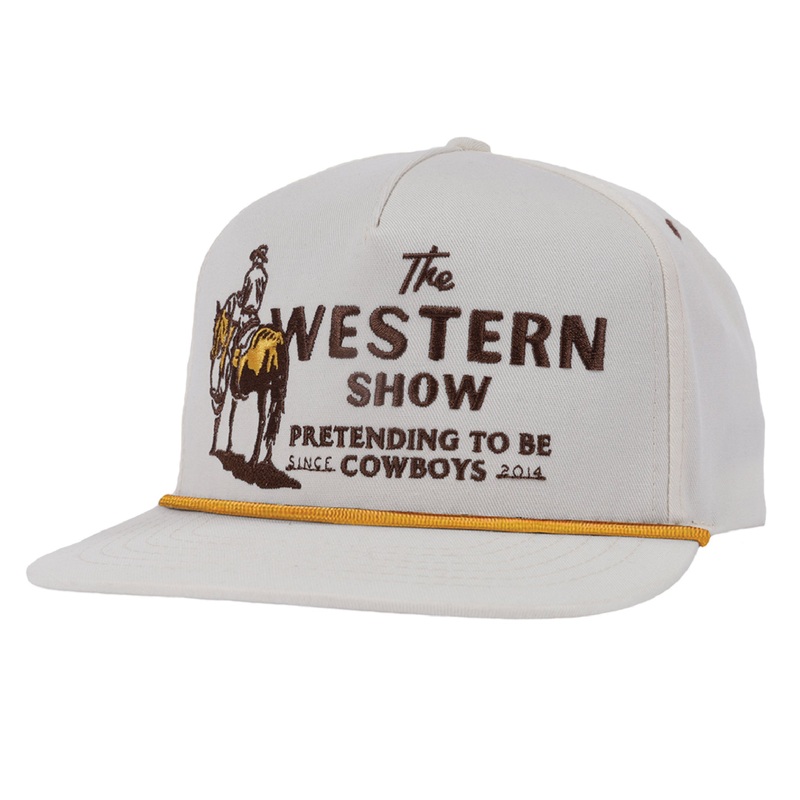 Western Show Hat White