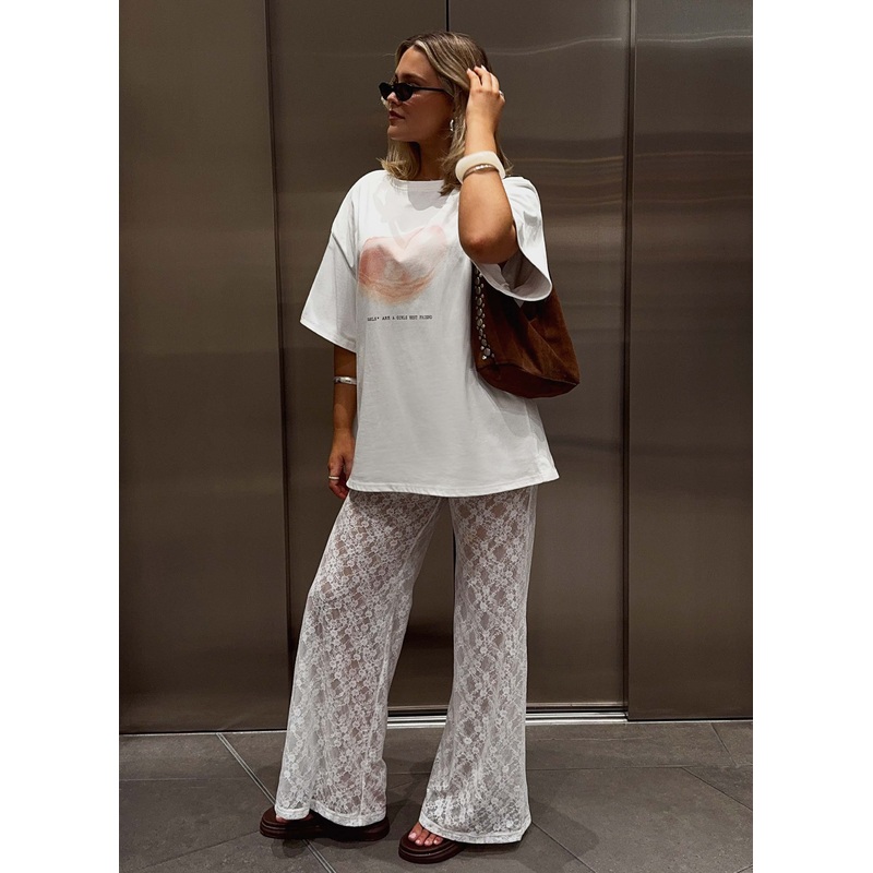 Matcha Lace Pants – White White US 0