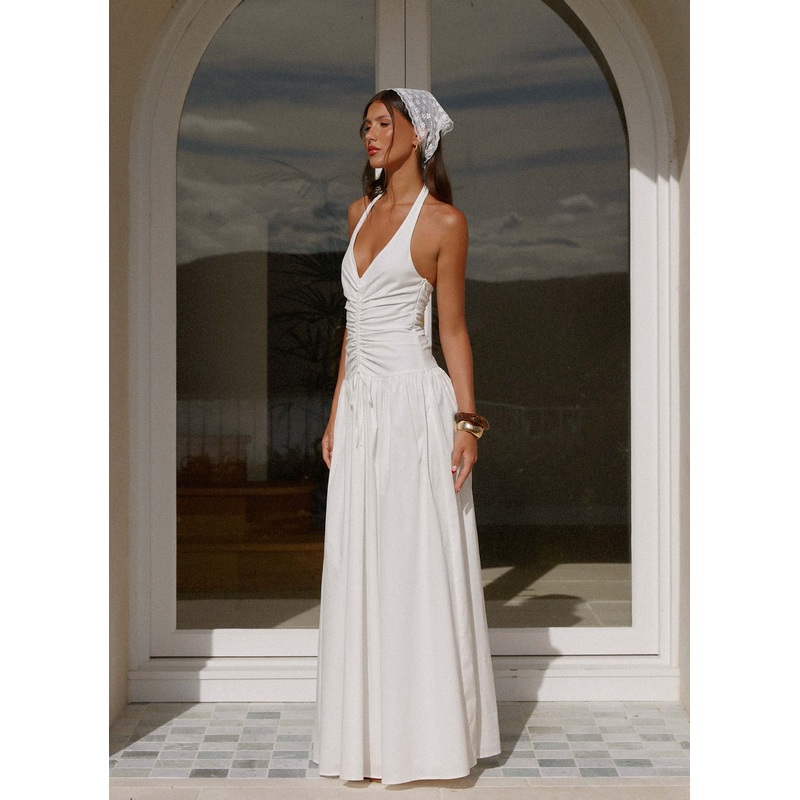 Narnie Maxi Dress – Ivory Ivory US 0