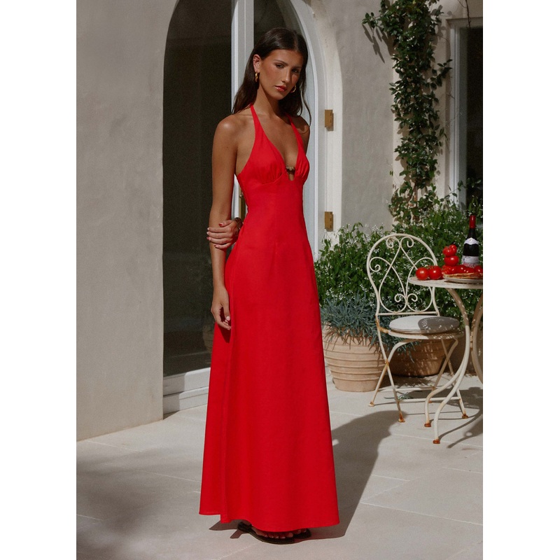 Zana Maxi Dress – Red Red US 0