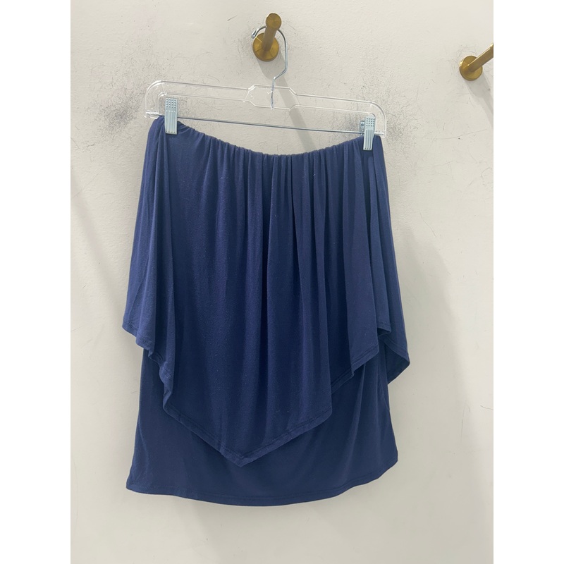 Double Layered Tube Top – Navy Small Navy
