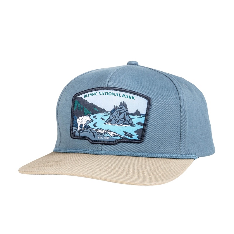 Olympic National Park Hat Blue Stone/Stone