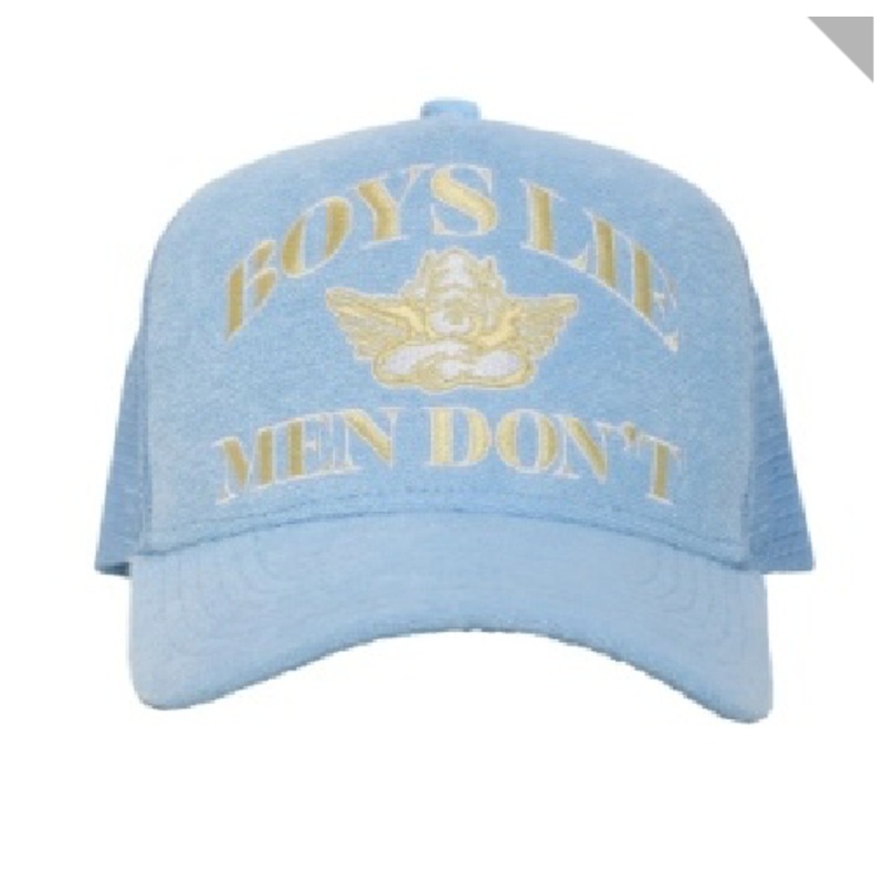 Boys Lie Men Don’t Trucker Hat Blue