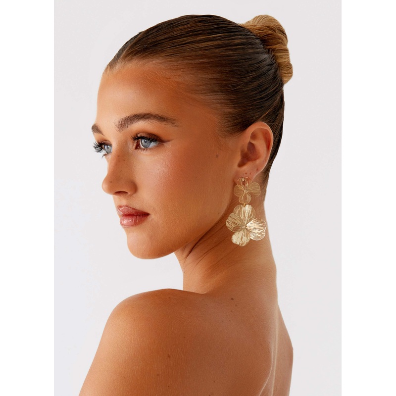 Brydee Earrings – Gold Gold One Size
