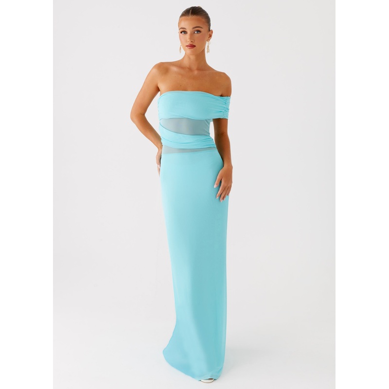 Lumi Maxi Dress – Turquoise Turquoise US 0