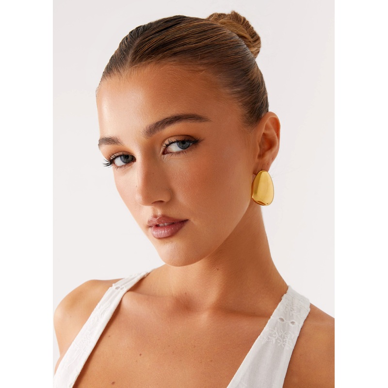 Bambi Earrings – Gold Gold One Size