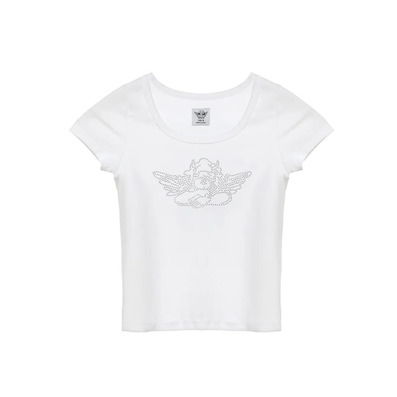 Boys Lie White Candy Queen Melly Tee White Small