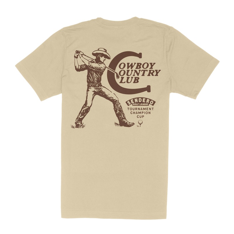 Cowboy Country Club T-Shirt Cream X-Small