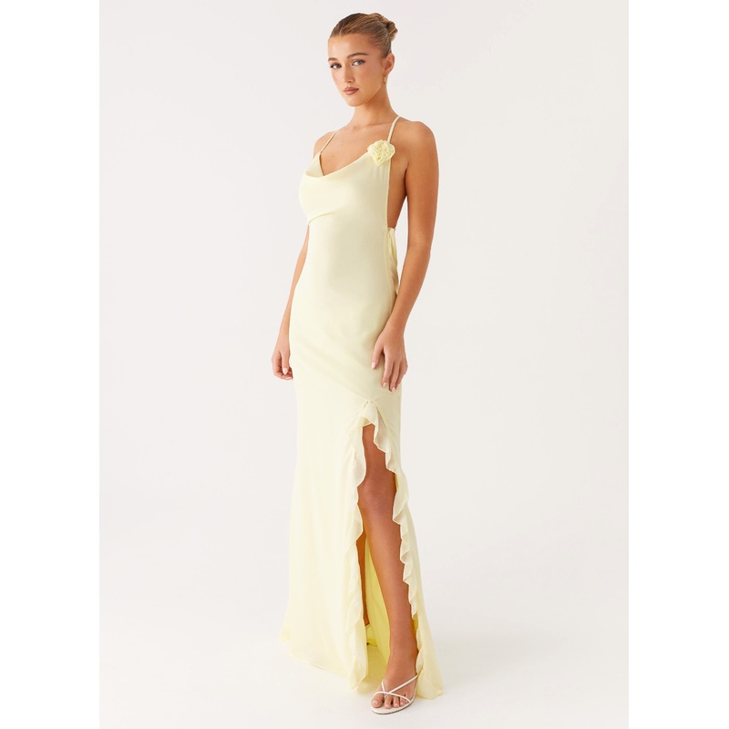 First Class Maxi Dress – Yellow Yellow US 0
