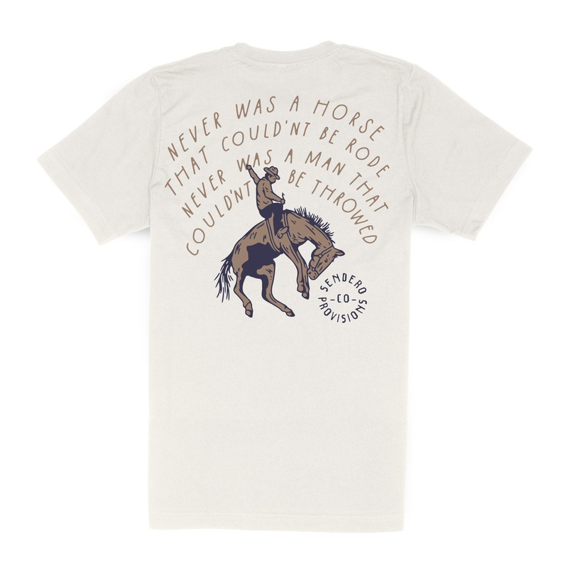 Never Was a Horse T-Shirt Vintage White X-Small