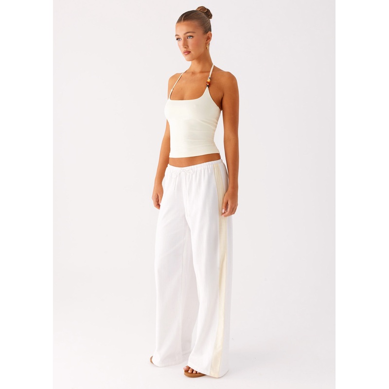 Oska Drawstring Pants – White White US 0