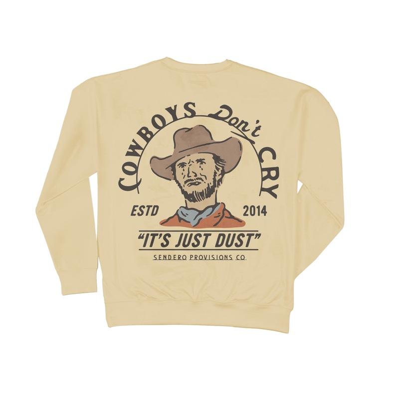 Cowboys Don’t Cry Sweatshirt Cream X-Small