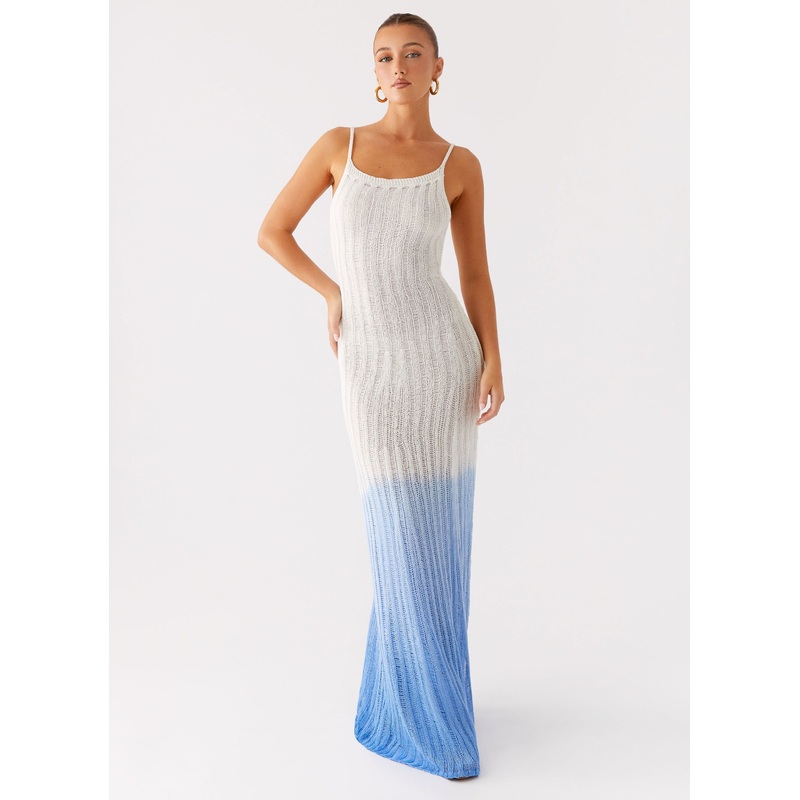 Kiki Maxi Dress – Ombre Blue Ombre Blue XXS-XS