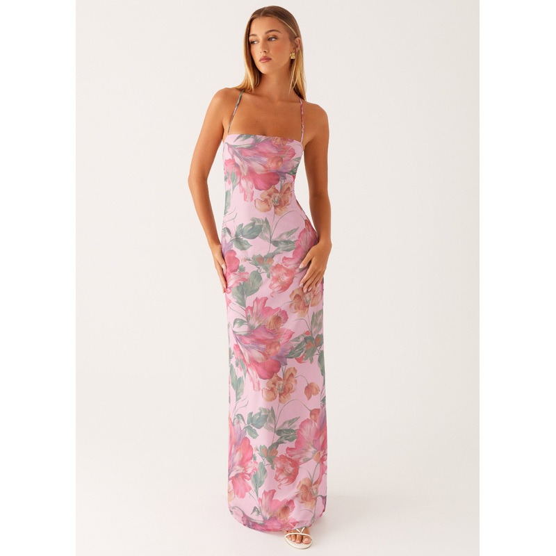 Peggy Maxi Dress – Pink Floral Pink Floral US 0