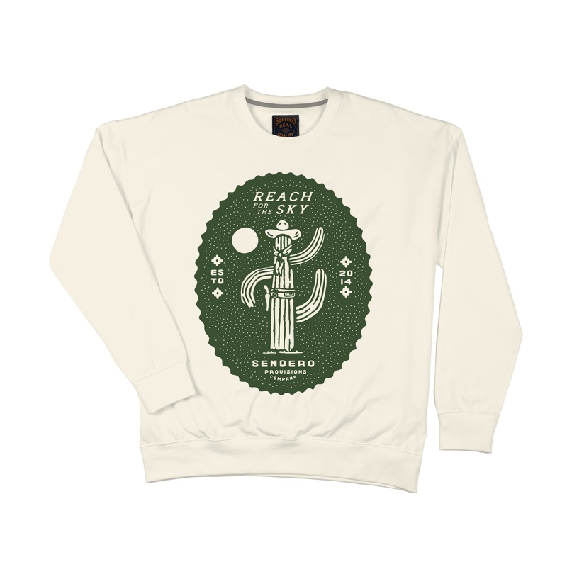 Reach for the Sky Sweatshirt Vintage White X-Small