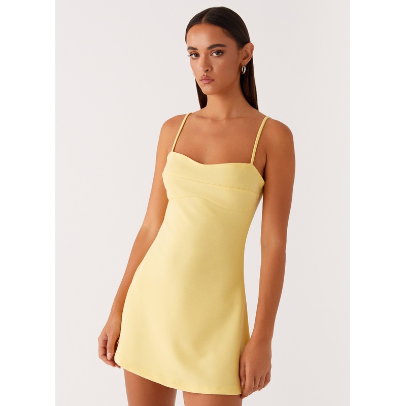 Cindy Mini Dress – Yellow Yellow US 0