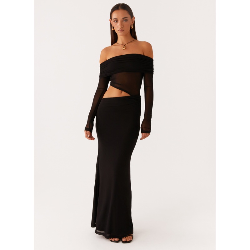 Emery Maxi Dress – Black Black US 0