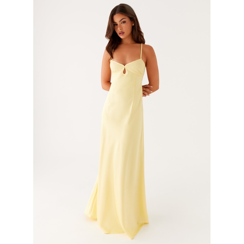 Joanie Maxi Dress – Yellow Yellow US 0
