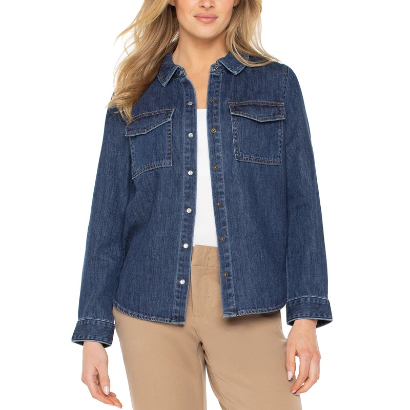 Liverpool Button Down Shirt w/ Pockets XSmall North Shore