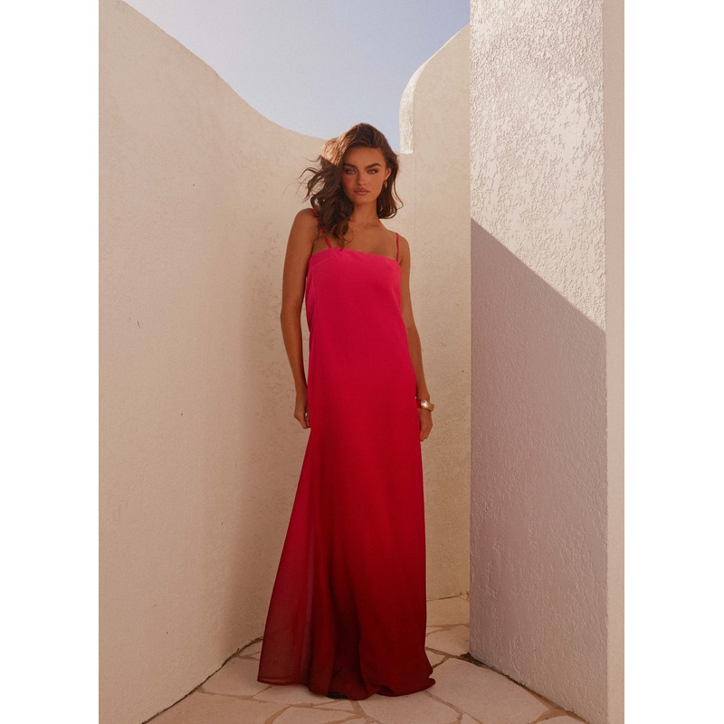 Marianne Maxi Dress – Fuchsia Gradient Fuchsia Gradient US 0