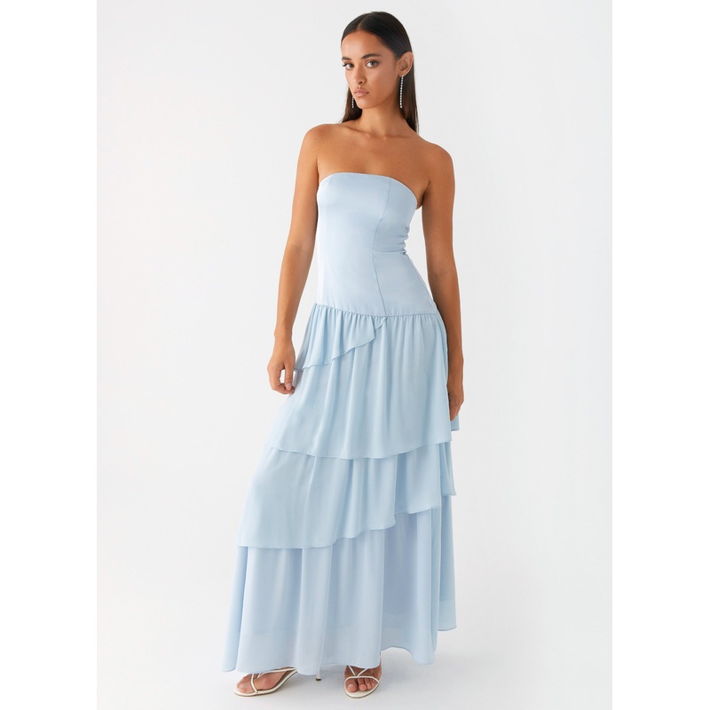 Our Story Maxi Dress – Pastel Blue Pastel Blue US 0