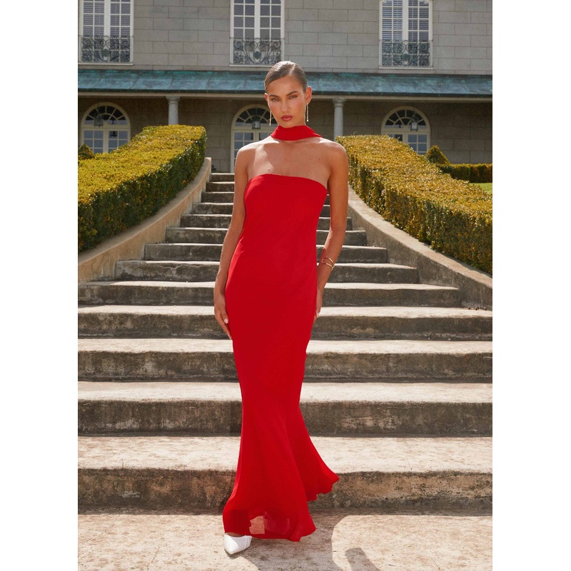 Under The Pagoda Maxi Dress – Red Red US 0