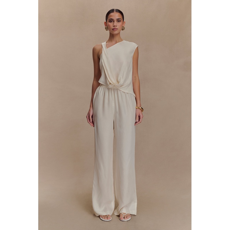 Violeta Straight Leg Pant – Ivory XXS