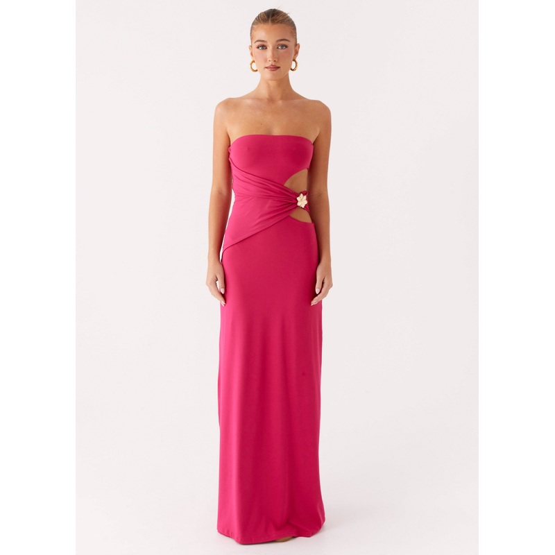 Anetta Maxi Dress – Fuchsia Fuchsia US 0