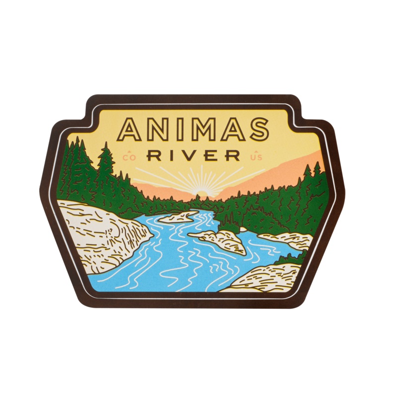 Animas River Sticker