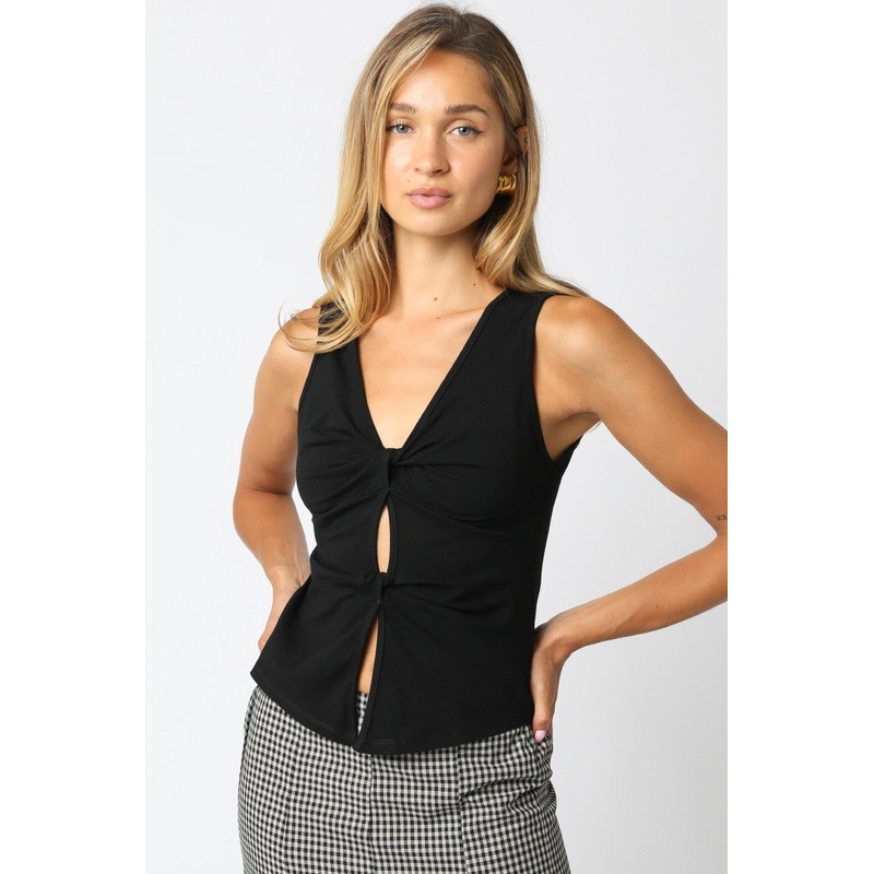 Carina Tank Top Black Small