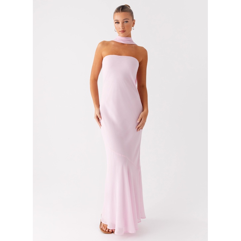 Under The Pagoda Maxi Dress – Pink Pink US 0
