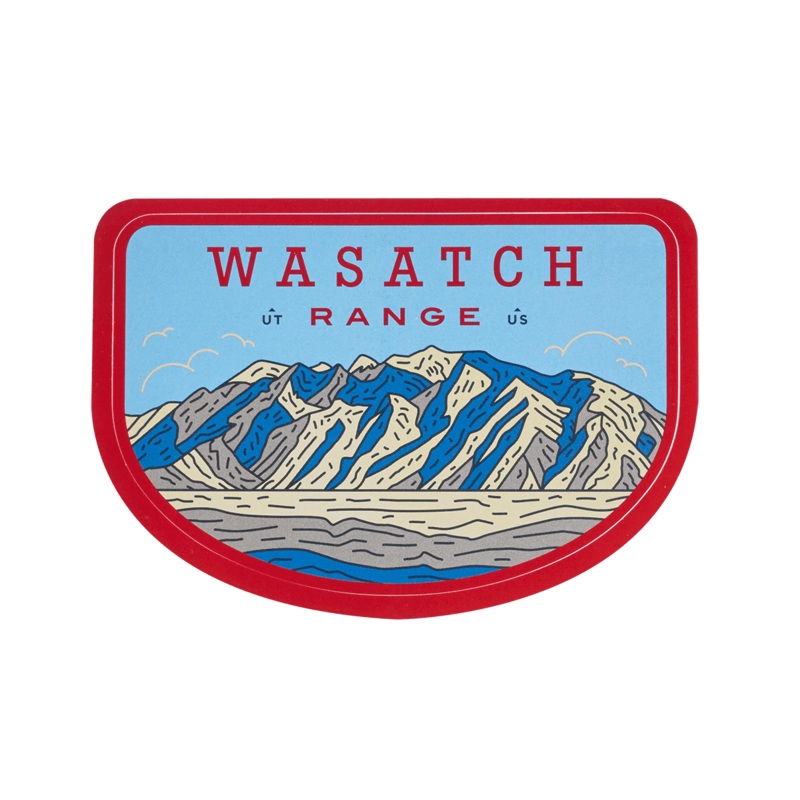 Wasatch Range Sticker
