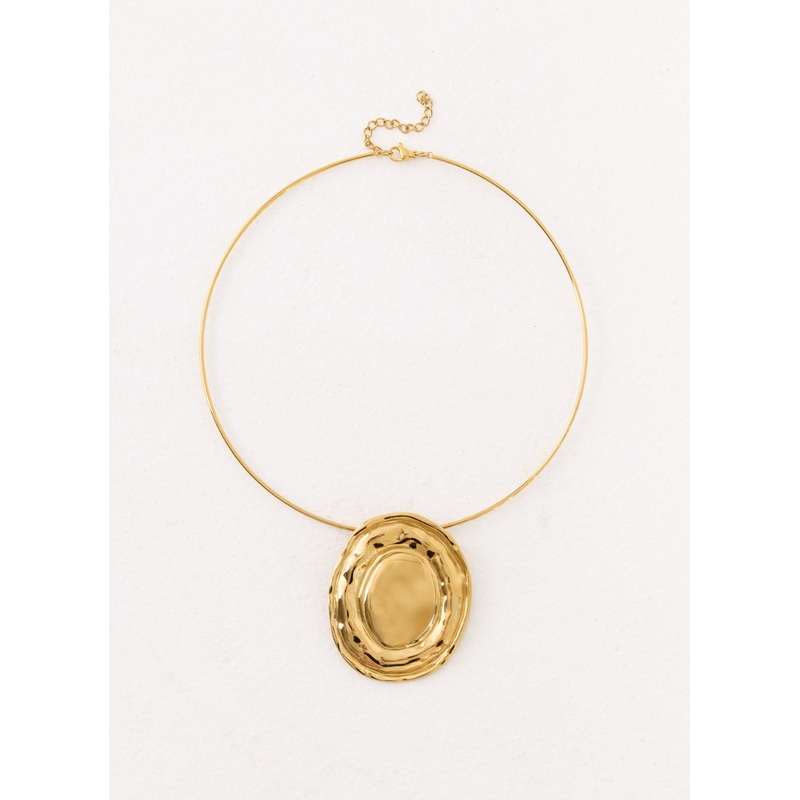 Carry On Necklace – Gold Gold One Size
