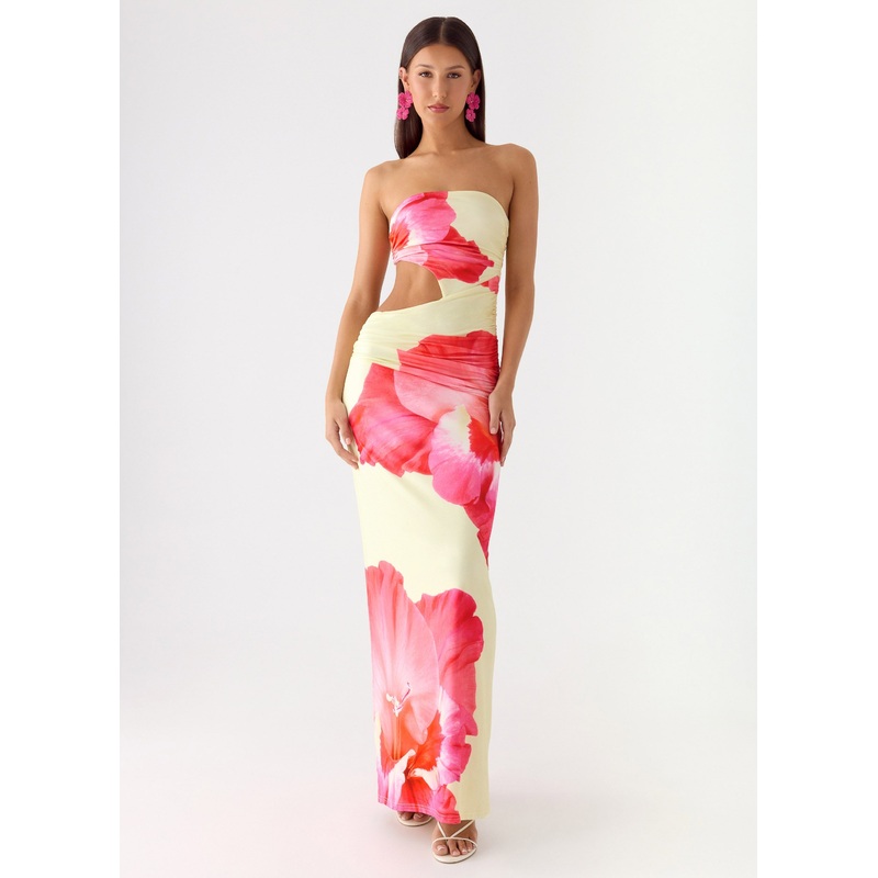 In The Rhythm Maxi Dress – Yellow Floral Spritz Yellow Floral Spritz US 0