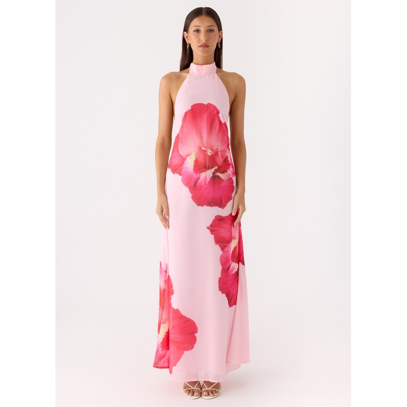 Len Maxi Dress – Pink Floral Spritz Pink Floral Spritz US 0