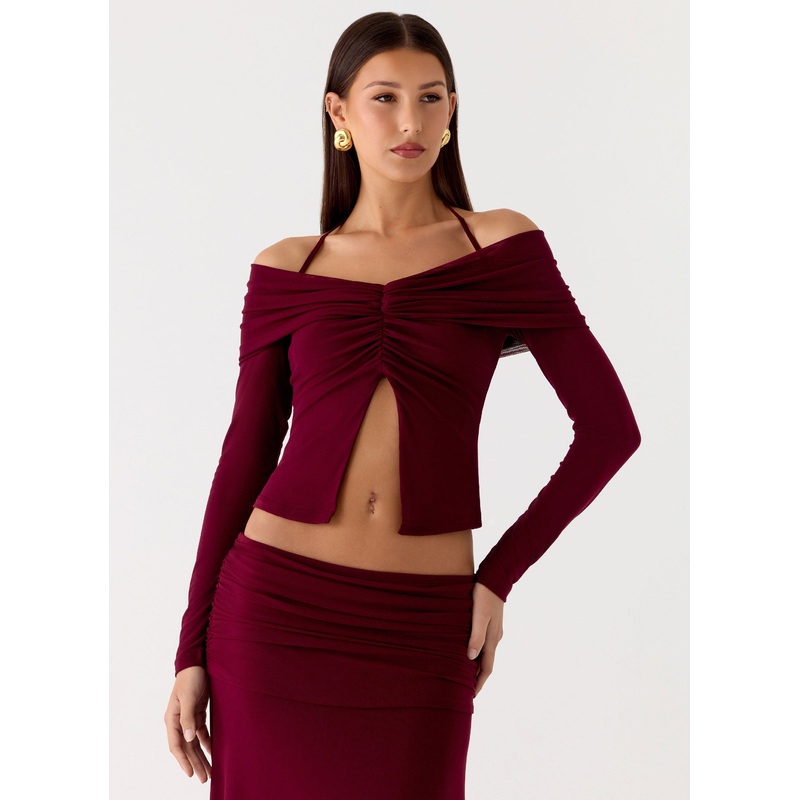 Thorness Long Sleeve Top – Plum Plum US 0